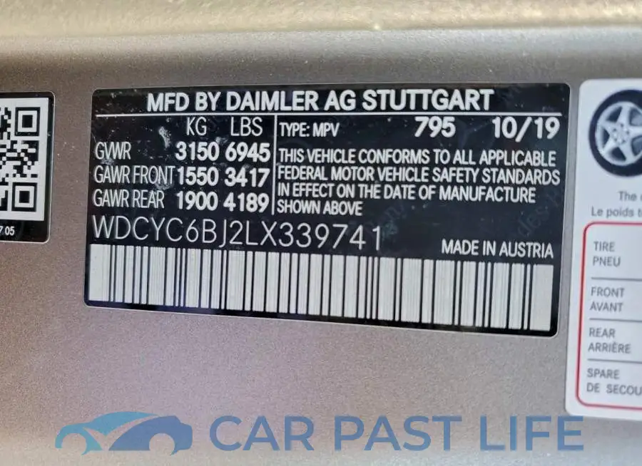 WDCYC6BJ2LX339741# 13