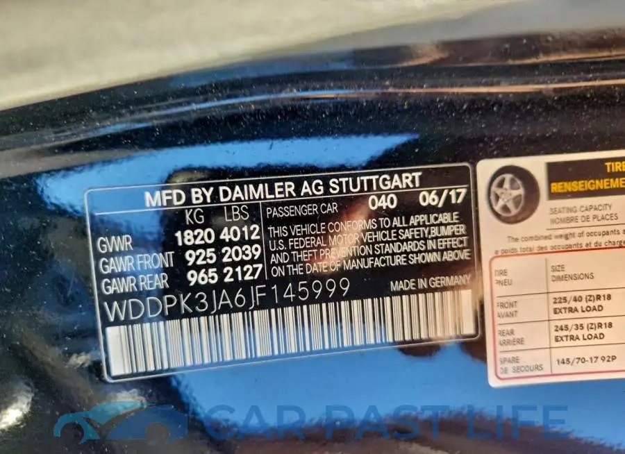 WDDPK3JA6JF145999# 12