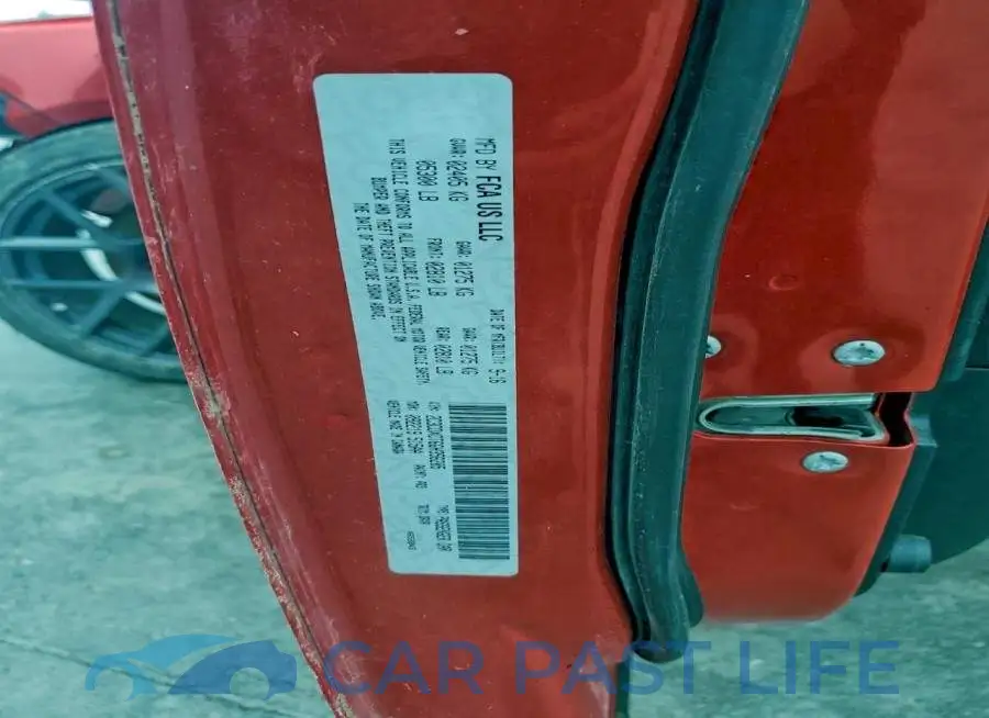 2C3CDXCT6GH356205# 12