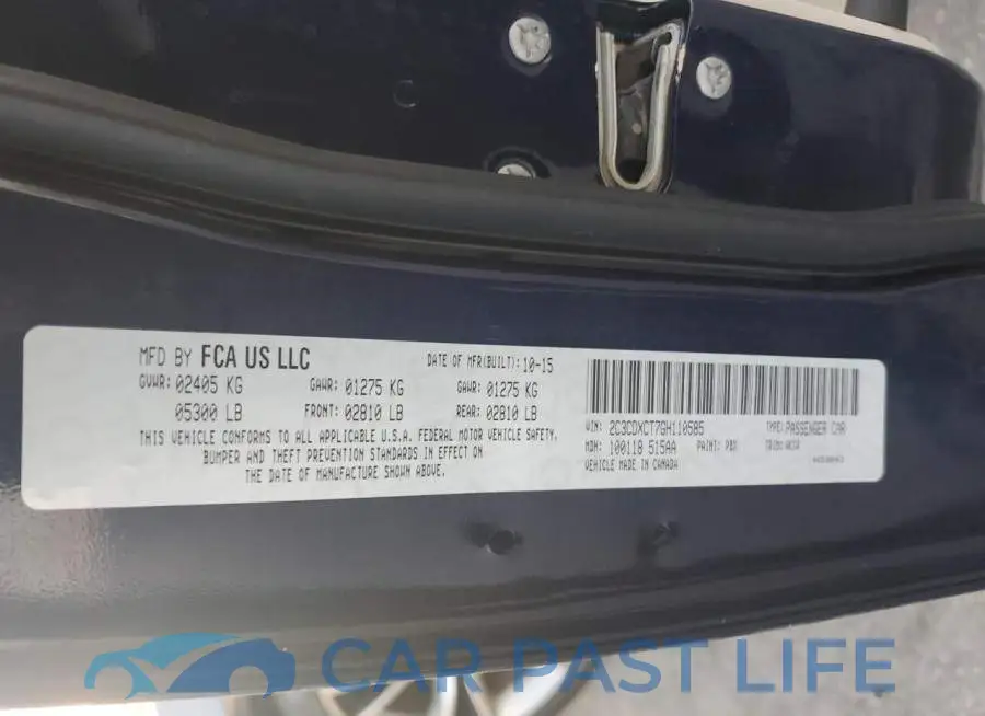 2C3CDXCT7GH110585# 12