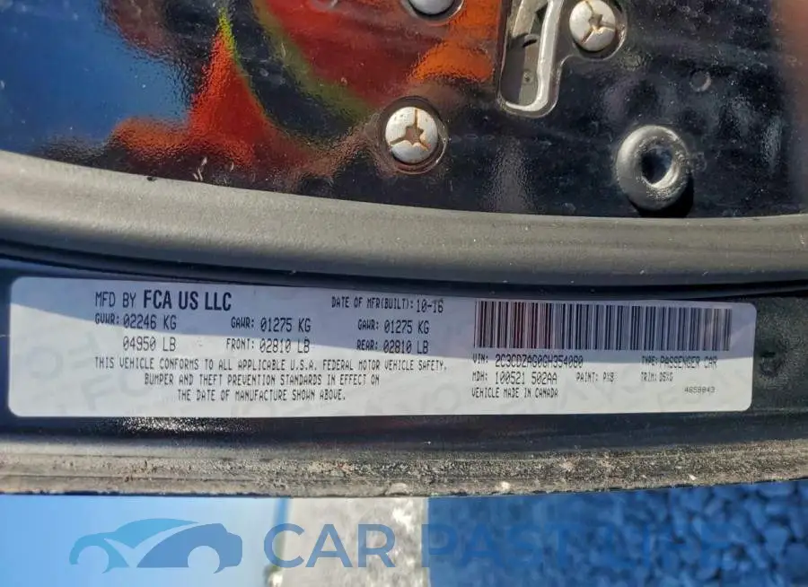 2C3CDZAG0GH354080# 13