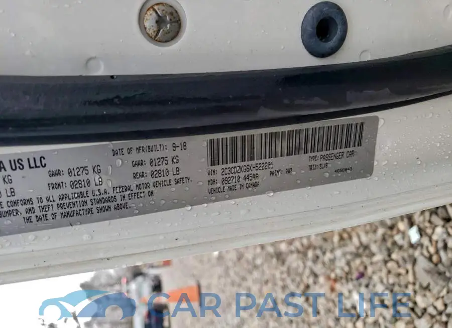 2C3CDZKG6KH522201# 12