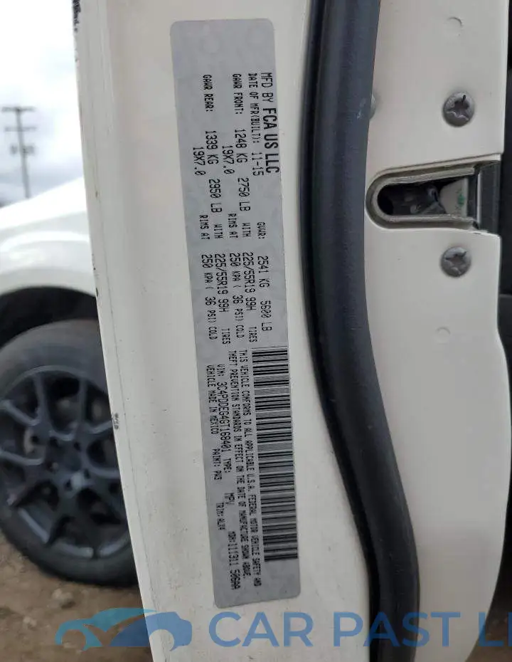 3C4PDDEG4GT168401# 13