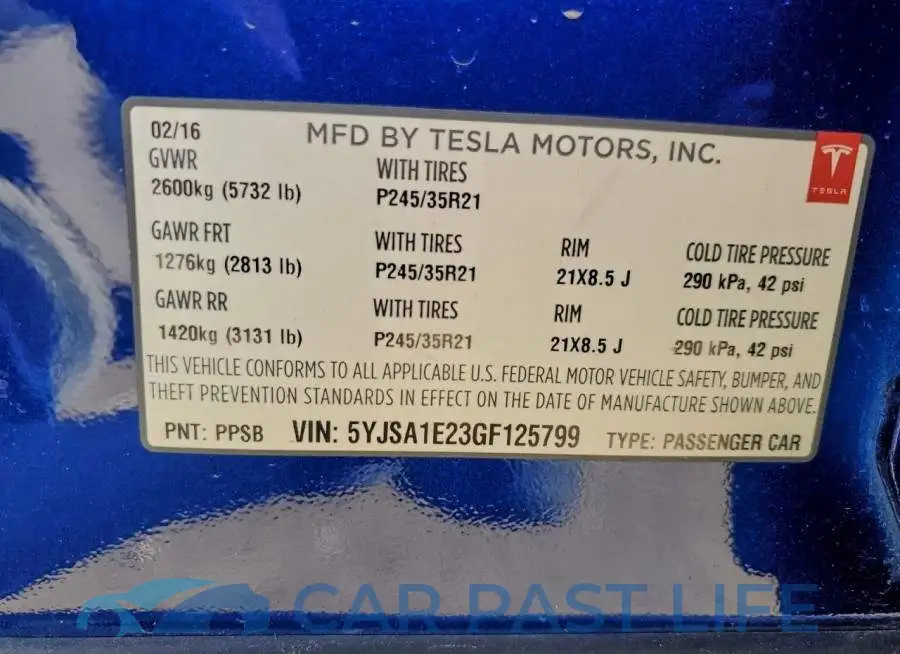 5YJSA1E23GF125799# 12