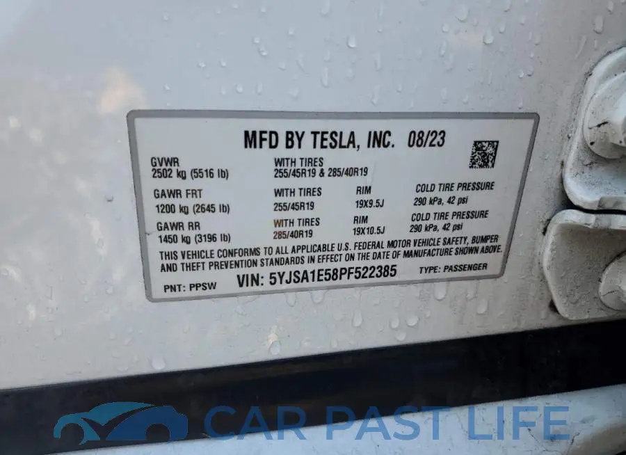 5YJSA1E58PF522385# 12