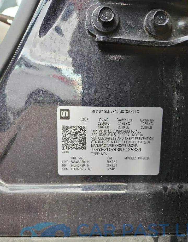 1GYFZDR43NF125389# 13