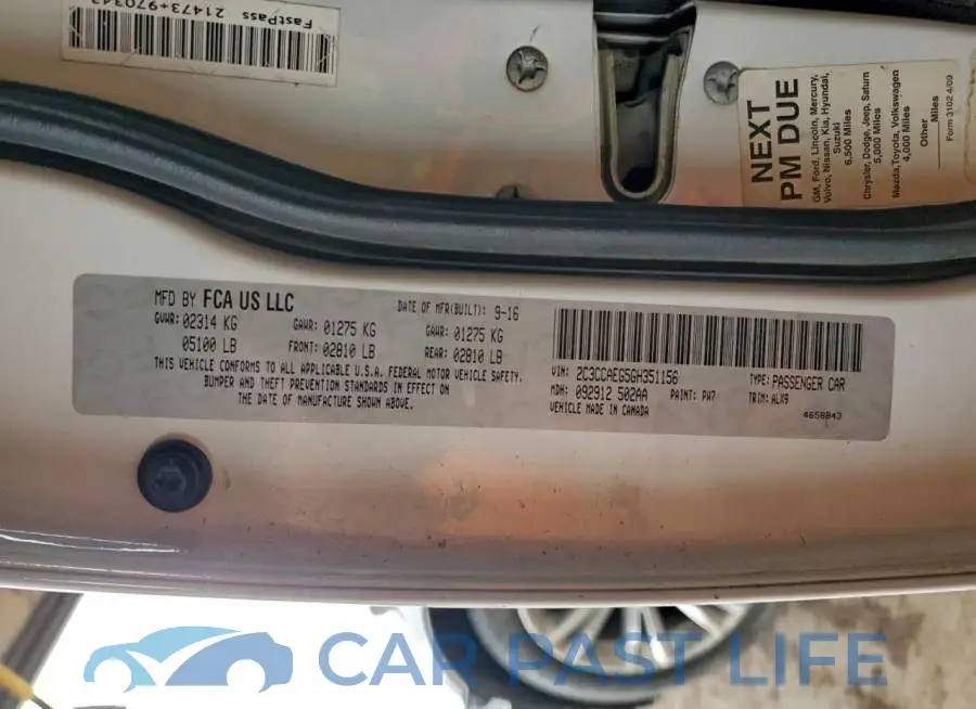 2C3CCAEG5GH351156# 13