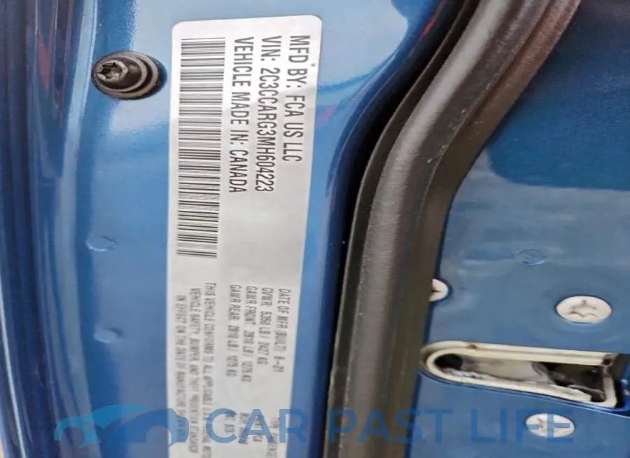 2C3CCARG3MH604223# 12