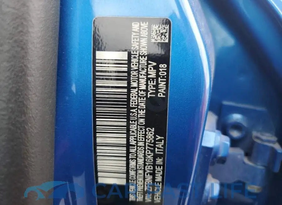 ZFBNFYB16KP775862# 12