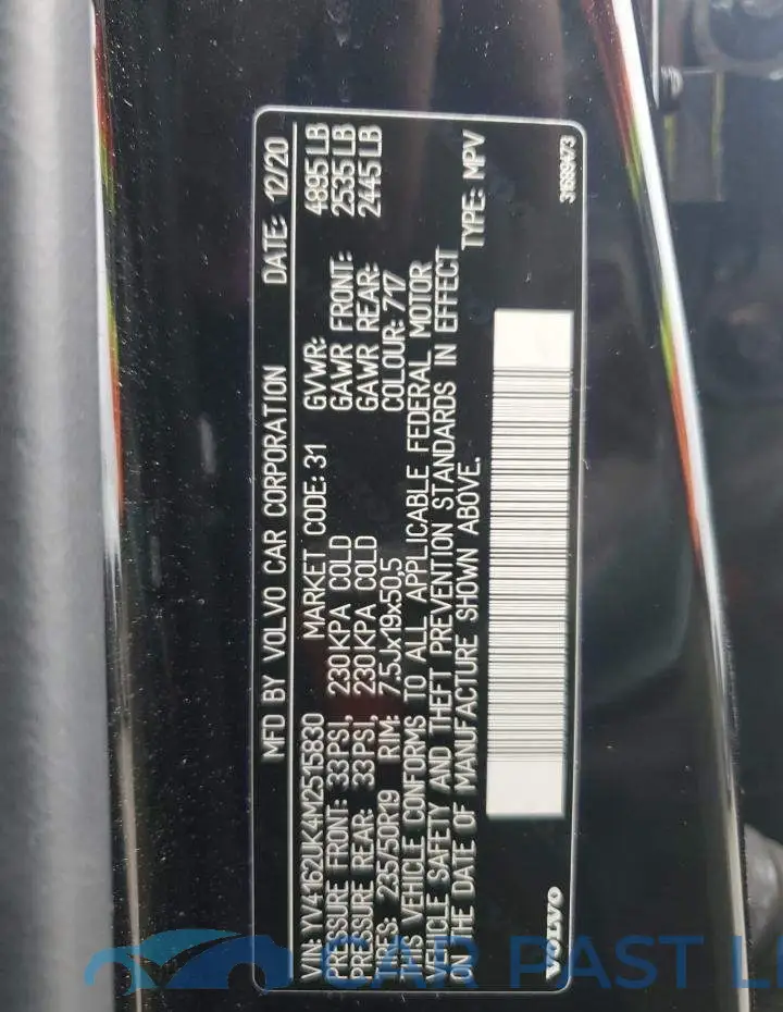YV4162UK4M2515830# 13