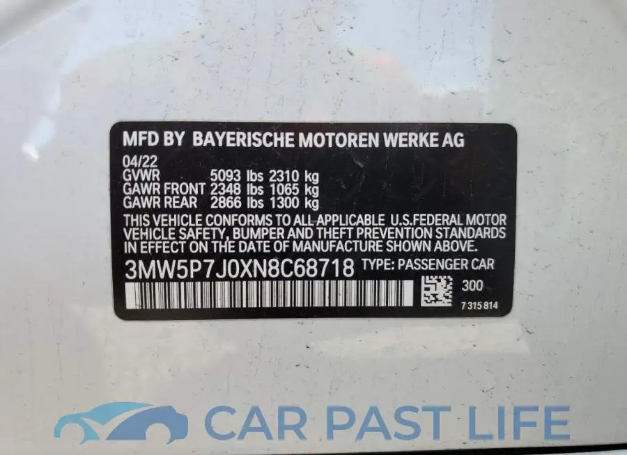 3MW5P7J0XN8C68718# 12