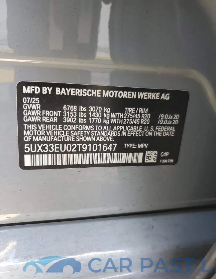 5UX33EU02T9101647# 14