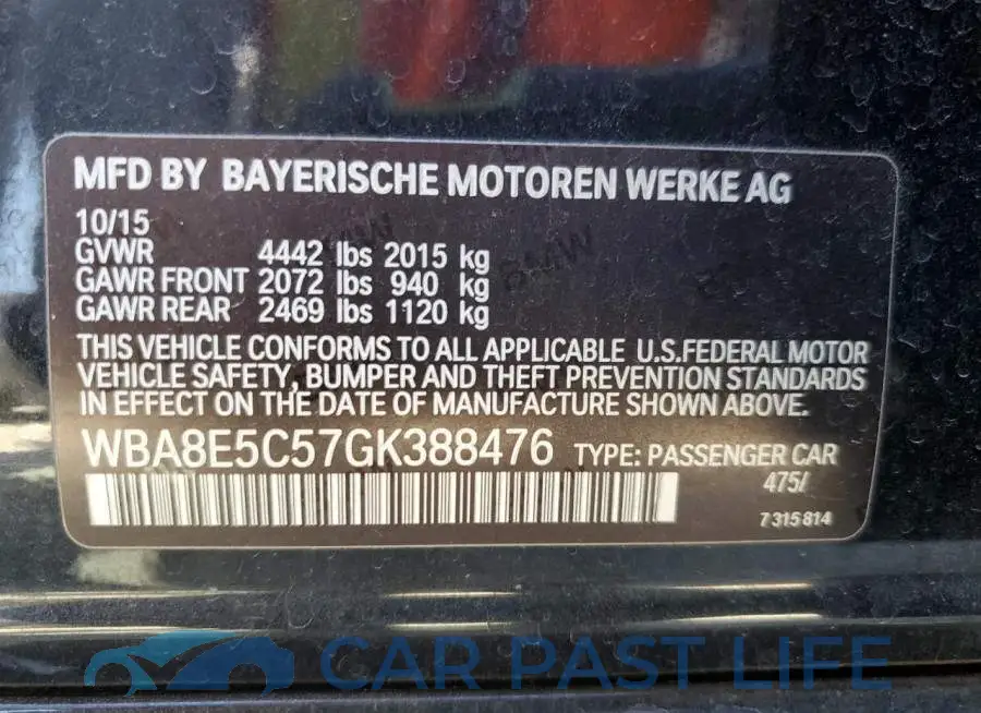 WBA8E5C57GK388476# 12