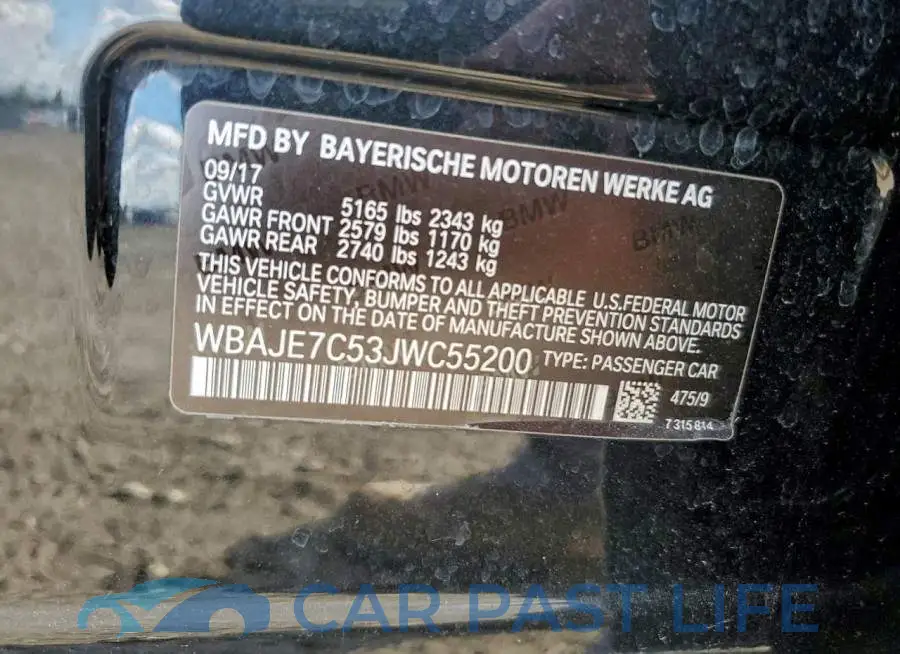 WBAJE7C53JWC55200# 12