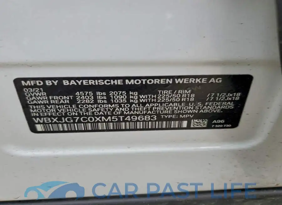 WBXJG7C0XM5T49683# 13