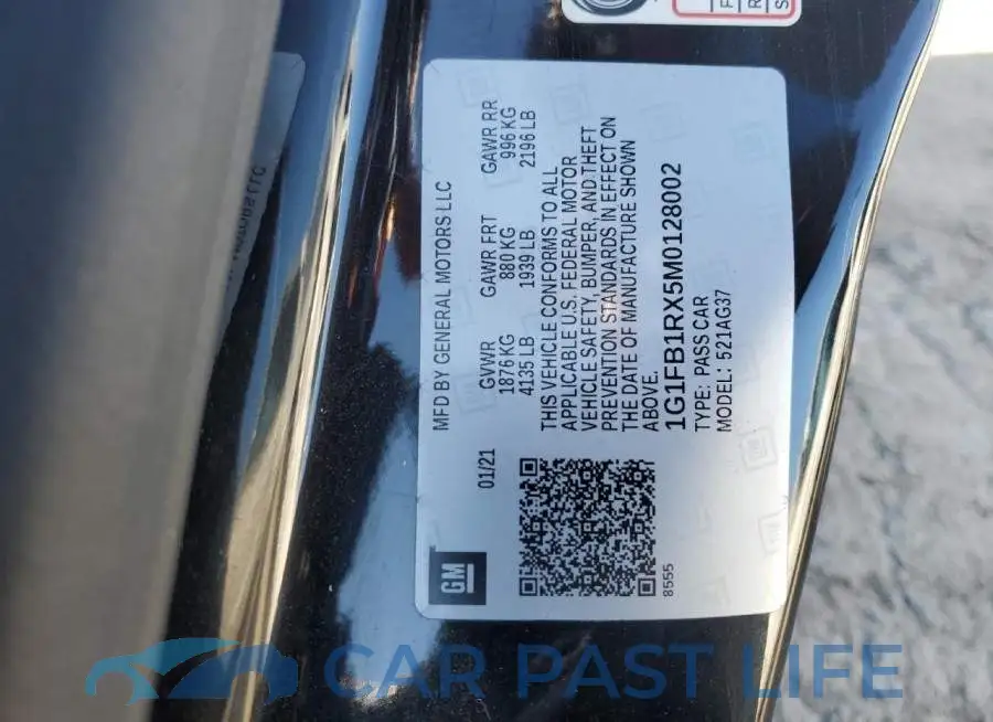 1G1FB1RX5M0128002# 12