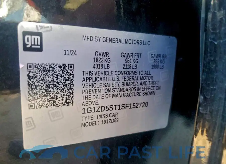1G1ZD5ST1SF152720# 12