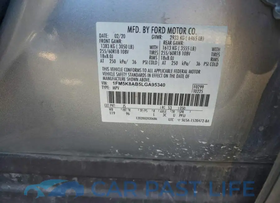1FM5K8AB5LGA95340# 13
