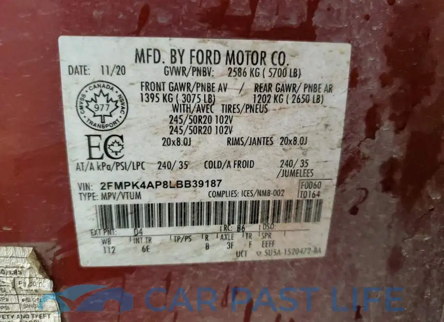 2FMPK4AP8LBB39187# 13
