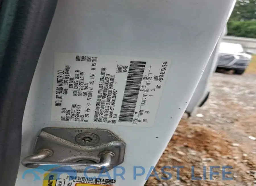 NM0LE7EX6G1286967# 13