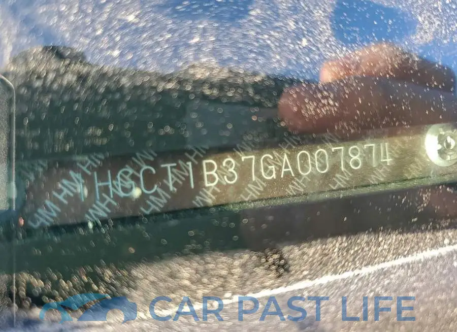 1HGCT1B37GA007874# 12