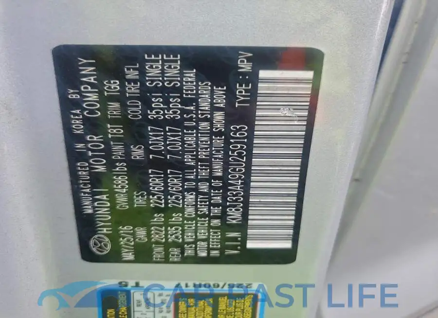 KM8J33A49GU259163# 14