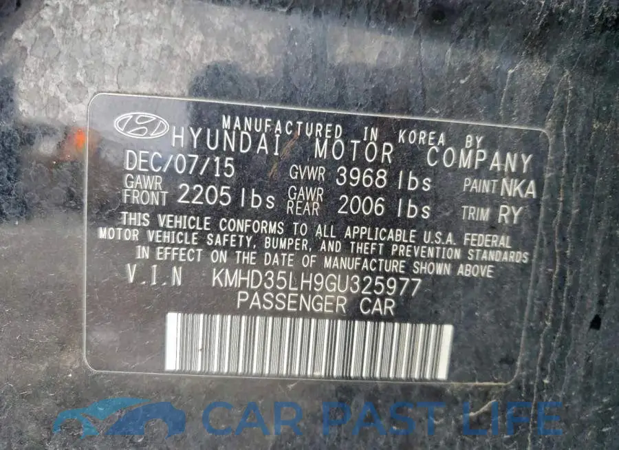 KMHD35LH9GU325977# 13