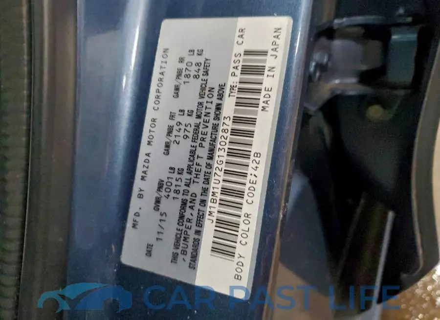 JM1BM1U72G1302873# 12