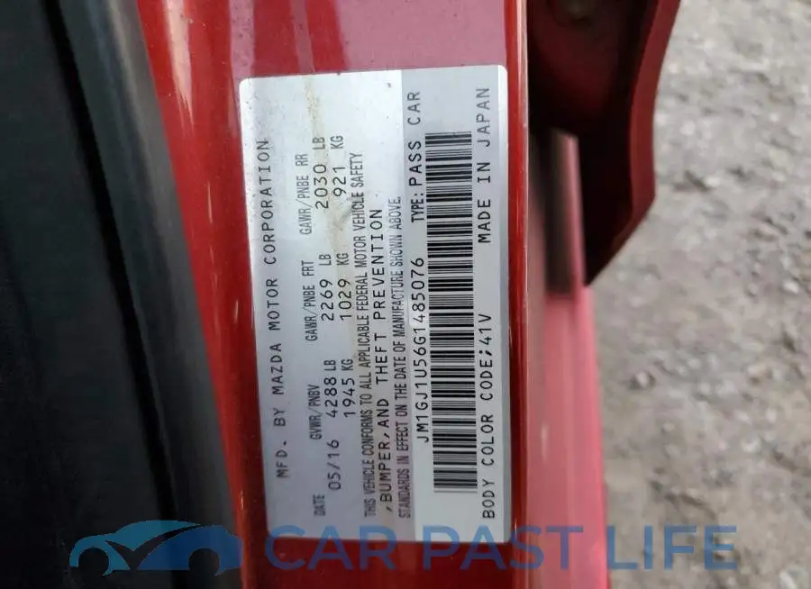 JM1GJ1U56G1485076# 12