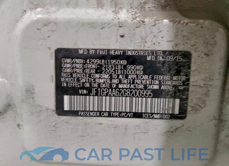 JF1GPAA62G8200995# 12