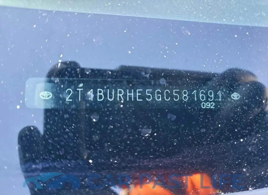 2T1BURHE5GC581691# 12