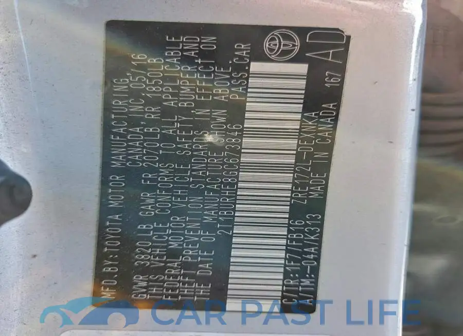 2T1BURHE8GC673846# 12