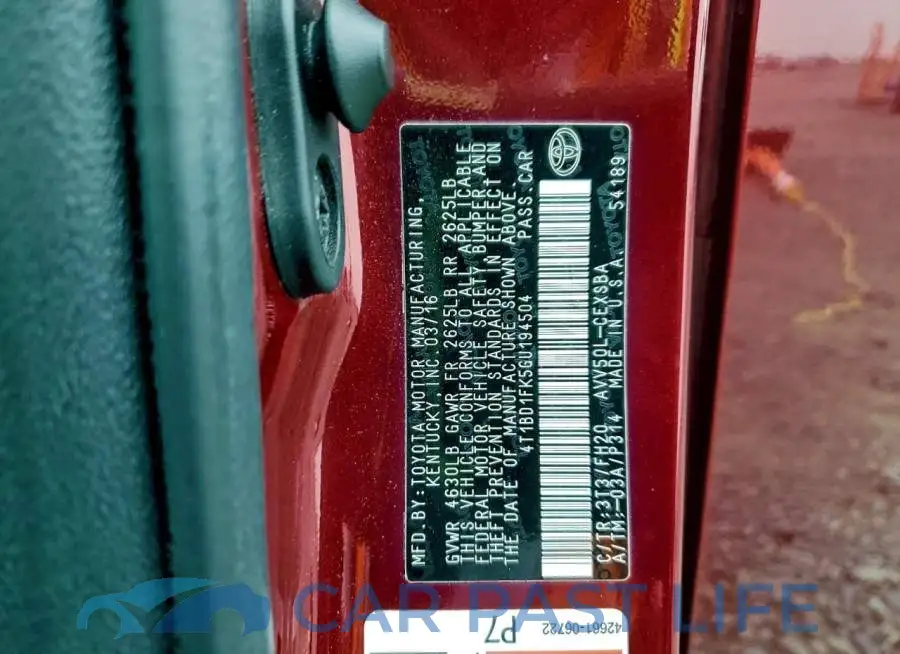 4T1BD1FK5GU194504# 12