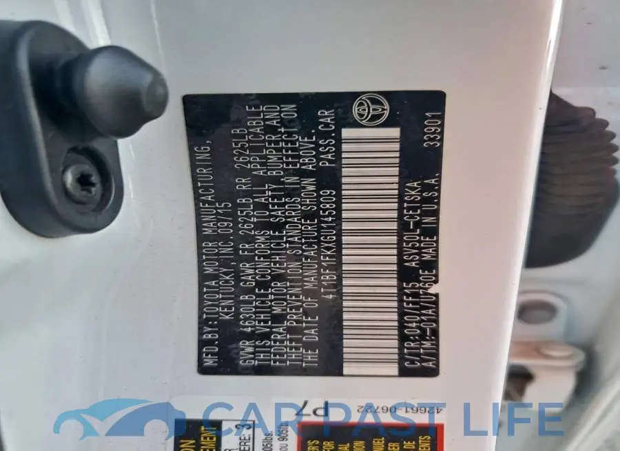 4T1BF1FKXGU145809# 12