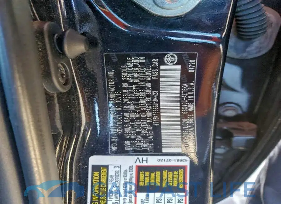 4T1BK1EB6GU194423# 12
