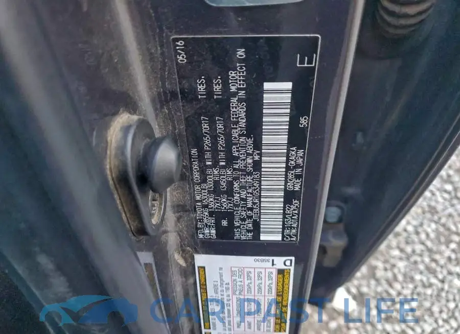 JTEBU5JR1G5349183# 13