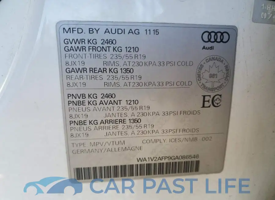 WA1V2AFP9GA086546# 14