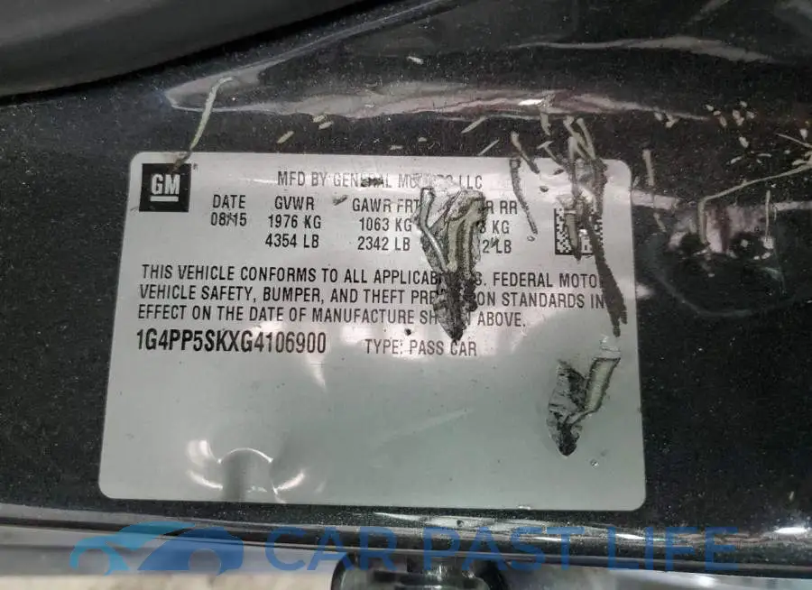 1G4PP5SKXG4106900# 12