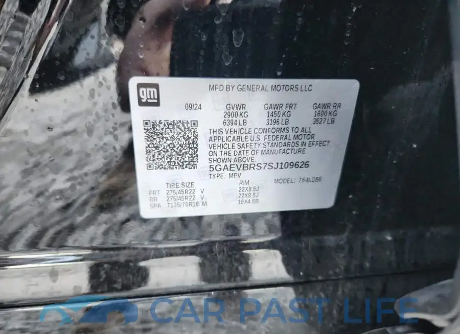 5GAEVBRS7SJ109626# 14