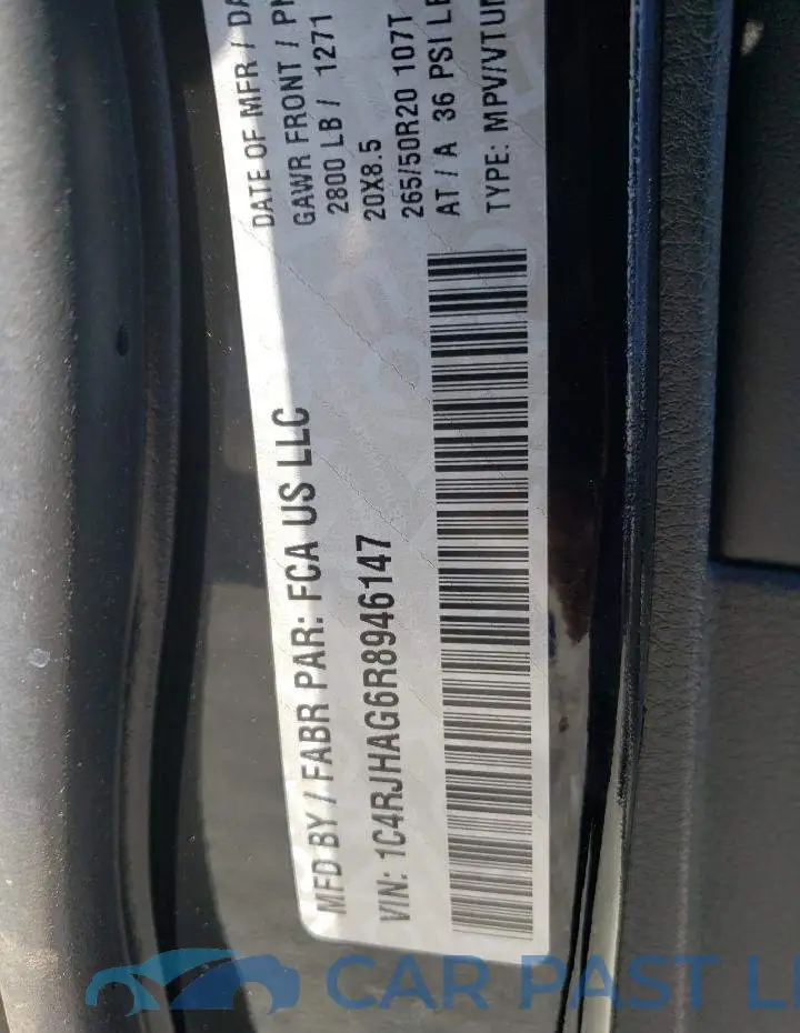 1C4RJHAG6R8946147# 14