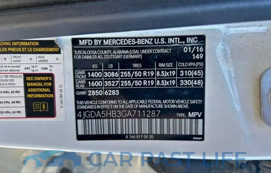 4JGDA5HB3GA711287# 10