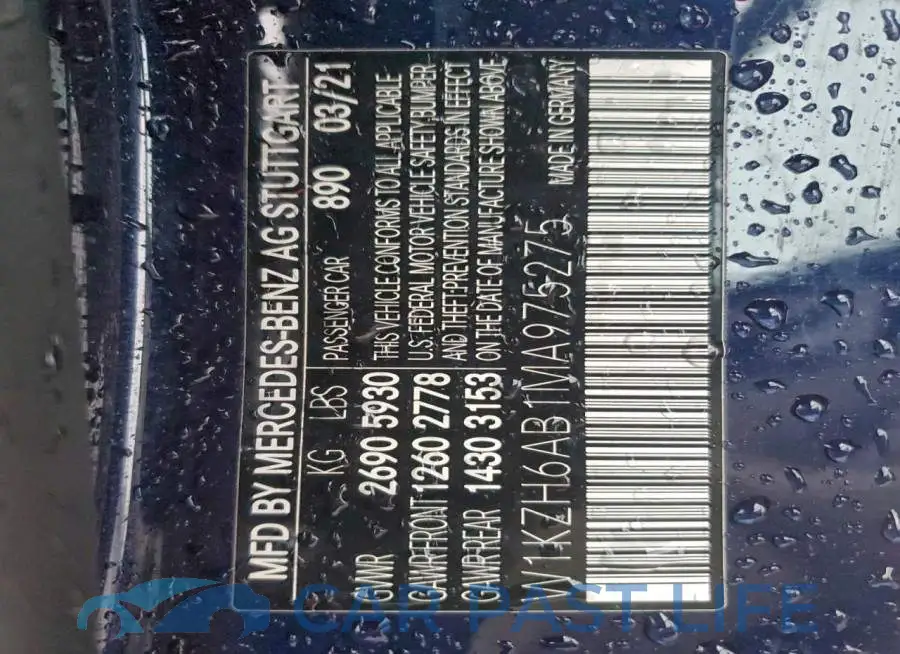 W1KZH6AB1MA975275# 12