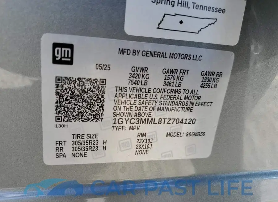 1GYC3MML8TZ704120# 13