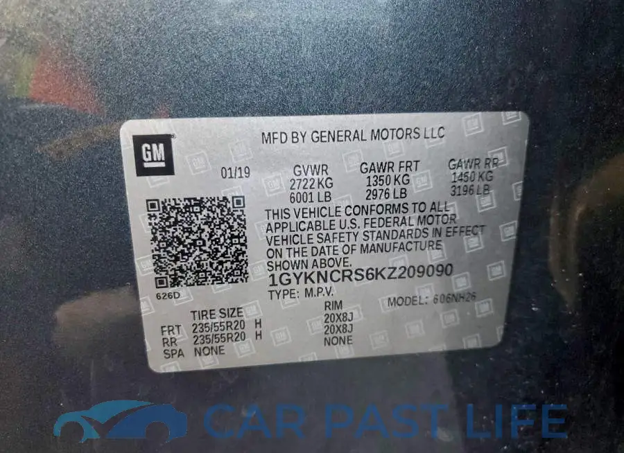 1GYKNCRS6KZ209090# 14