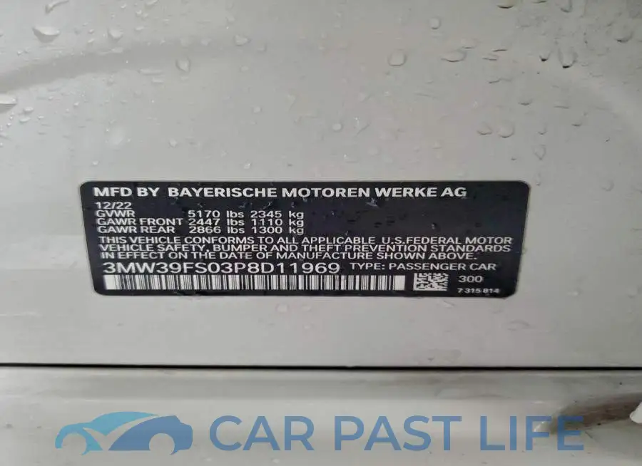3MW39FS03P8D11969# 12