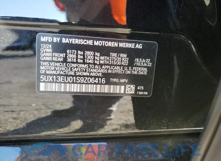 5UX13EU01S9Z06416# 14
