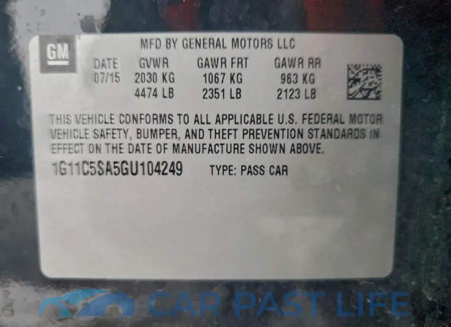 1G11C5SA5GU104249# 12