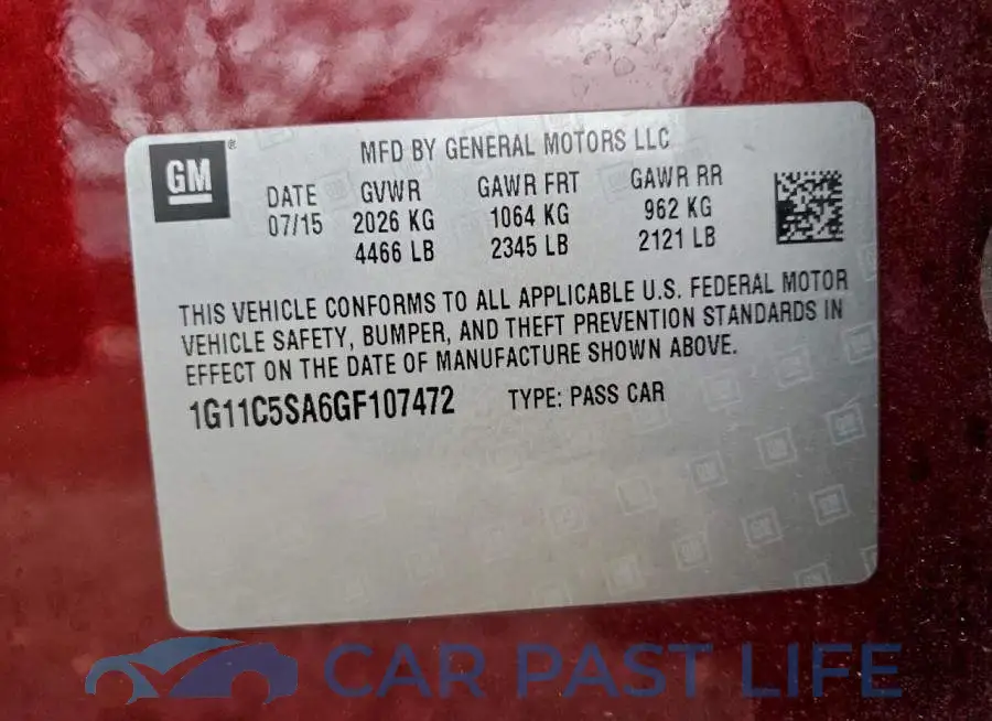 1G11C5SA6GF107472# 12