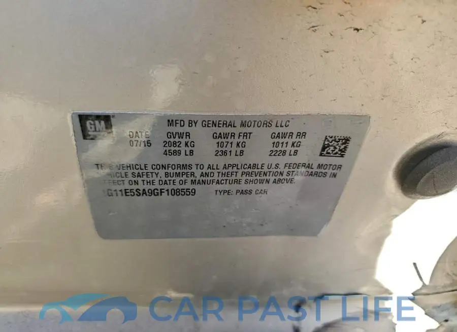 1G11E5SA9GF108559# 12