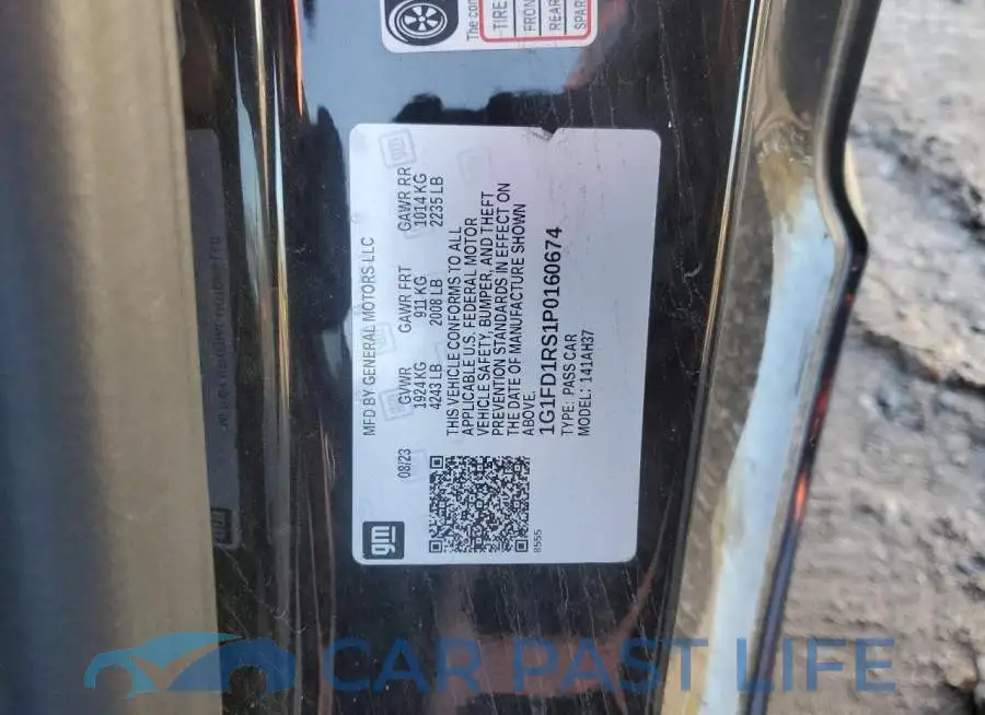 1G1FD1RS1P0160674# 12
